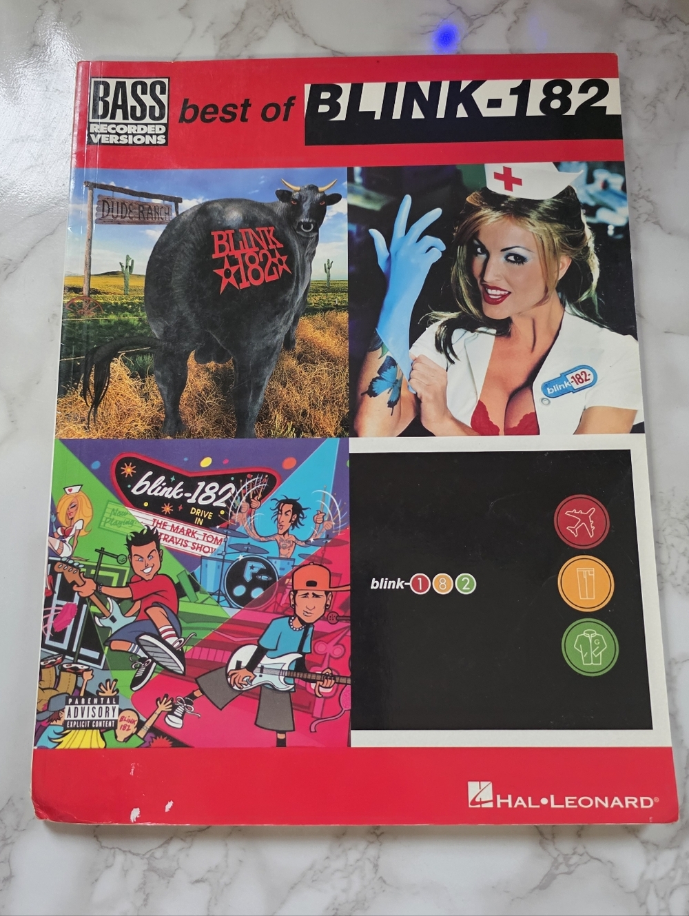 Best of blink-182 for Bass Sheet Music Tablature 1999 Soft Cover 64 Page Book